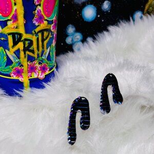 Cosmic Cow Drip Earrings by Drip Creations